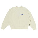 【VANS】 ヴァンズ W Raglan Sleeve SWT スウェットクルー 124R3010800 ABC-MART限定 OFF WHITE