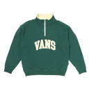 yVANSz @Y M HALFZIP SWT XEFbgN[ 124R1051200 ABC-MART GREEN