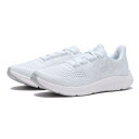 レディース  アンダーアーマー W UA W Charged Pursuit 3 BL チャージド パスート3 ビックロゴ 3026523 104WHT/WHT/WHT