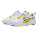 キッズ 【PUMA】 プーマ 17-21 RICKIE CLASSIC DOT AC PS リッキー クラシック DOT AC PS 397541 ABC-MART限定 01WHT/P.YELLOW