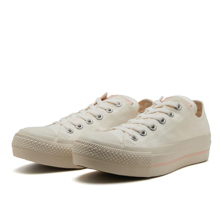 レディース 【CONVERSE】 コンバース AS PLTS RUBBERPATCH OX オールスター PLTS ラバーパッチ OX 31311530 ABC-MART限定 *WHT/BABY PINK