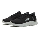 【SKECHERS】 スケッチャーズ GO WALK FLEX-NEW WORLD ゴーウォークフレックス-ニューワールド 216505 ABC-MART限定 BKGY