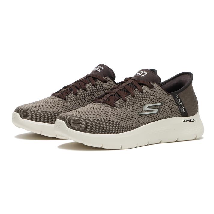 【SKECHERS】 スケッチャーズ GO WALK FLEX-NEW WORLD ゴーウォークフレックス-ニューワールド 216505 ABC-MART限定 BRN