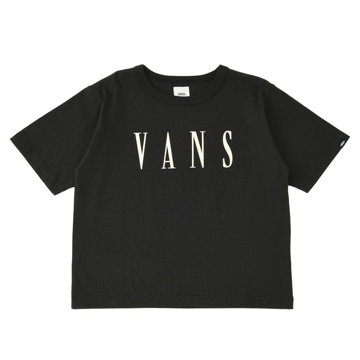 【VANS】 ヴァンズ W Didot Logo TEE ショートスリーブ 124R3011100 ABC-MART限定 BLACK 空紡糸を使用したドライタッチでコンパクトなサイズ感のロゴTシャツ。シンプルなデザインで、ボトムスを選ばず着用可能。 サイズ目安はこちら 素材＝綿100％S＝着丈：54.5cm　身幅：45cm　肩幅：38cm　袖丈：21cmM＝着丈：56.5cm　身幅：48cm　肩幅：40cm　袖丈：22cm上記サイズ表は各部位の目安寸法となります。製品の仕上がり寸法ではございません。こちらの商品は商品不良を除く返品・交換はお受け致しかねます。商品を入れる袋が破損していた場合、代用（他メーカーを含）の袋を使用する場合がございます。商品保護を主としたものですので、どうかご了承下さい。 【ご購入前に必ずこちらをご確認ください。 】 [ABCMART][ABCmart][abcmart][ABCマート][abcマート][エービーシーマート][エービーシー][エービーシー マート]