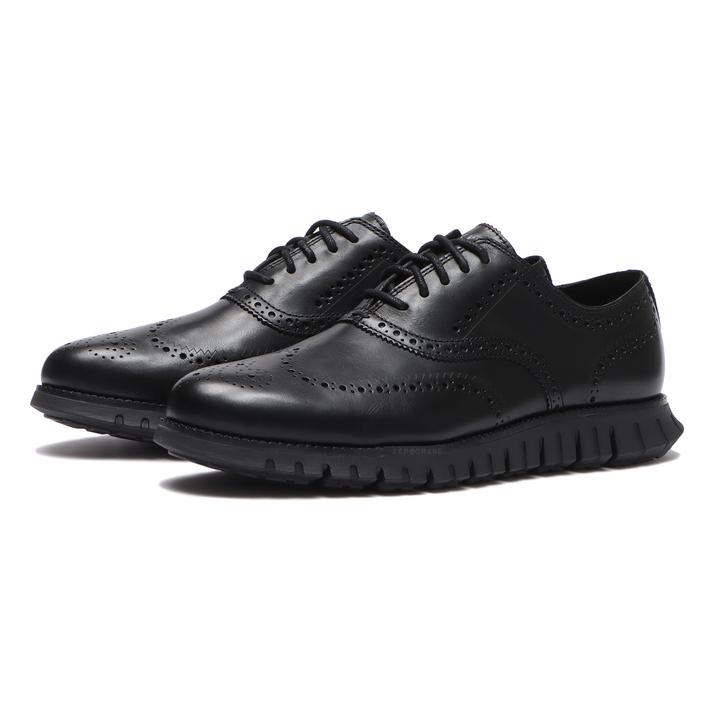 【COLE HAAN】 コール ハーン ZG REMASTERED WINGTIP OX ゼログランド リマスタード ウィングチップオックスフォード C39601 BLACK/BLACK