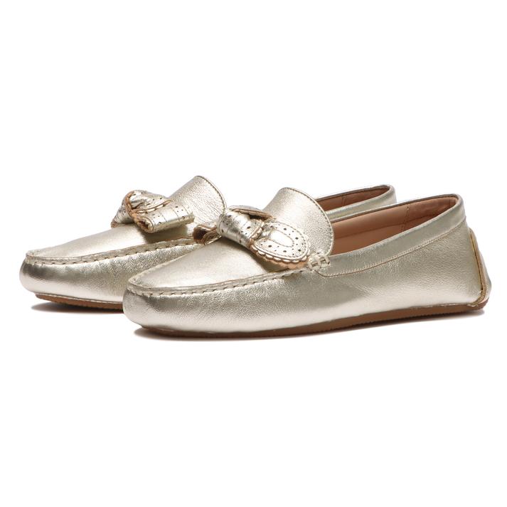 【COLE HAAN】 コール ハーン W BELLPORT BOW DRIVER ベルポート ボウ ドライバー W30213 SOFT GOLD LTR