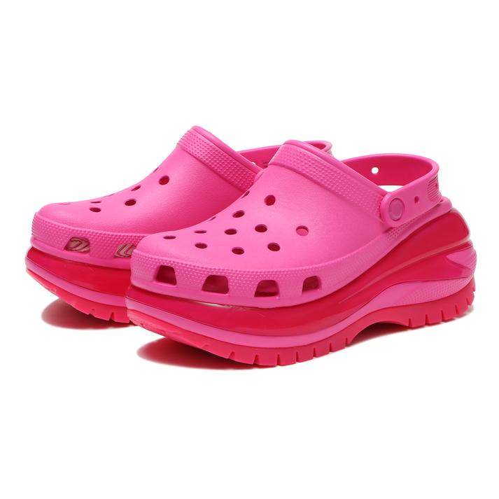 【crocs】 クロックス CLASSIC MEGA CRUSH CLOG クラシック メガクラッシュ クロッグ 207988-6UB JUICE