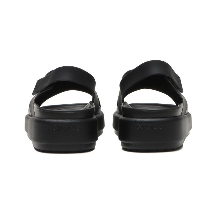 【crocs】 クロックス BROOKLYN LUXE CROSS STRAP W ブルックリンラックスクロスストラップ 209407-060 BLACK/BLACK 3