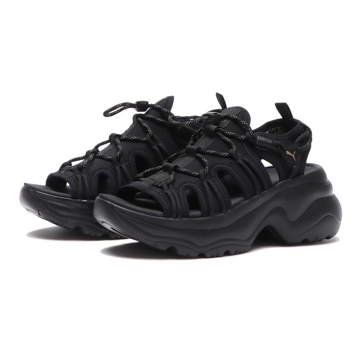 【PUMA】 プーマ CILIA WEDGE SANDAL シリア ウェッジ サンダル 399022 ABC-MART限定 03BLACK