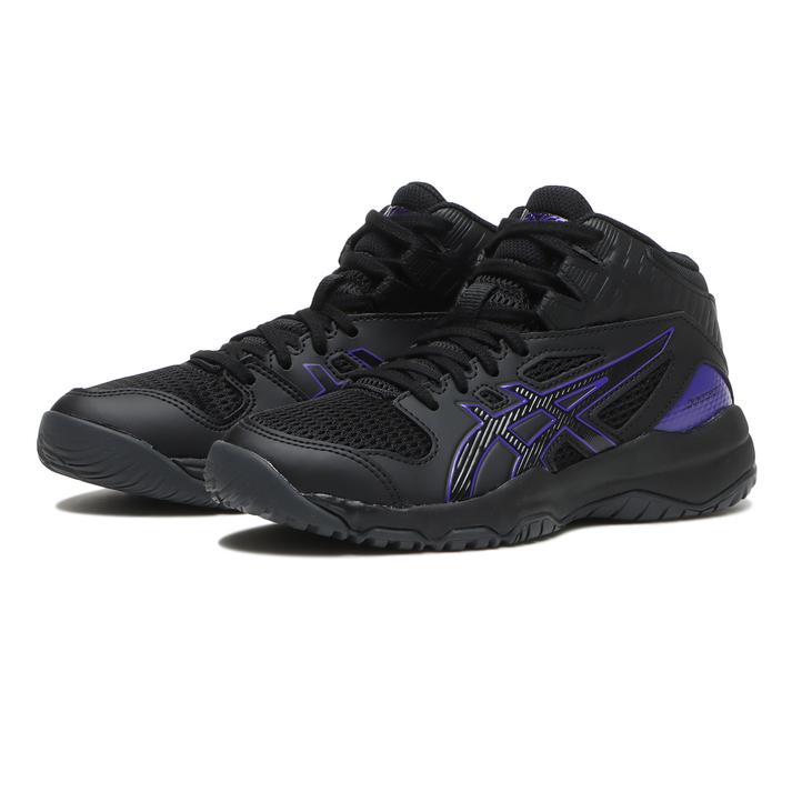 ジュニア 【ASICS】 アシックス 20-25 DUNKSHOT MB 9 20-25ダンクショットMB9 1064A006.005 BLACK/R AZEL