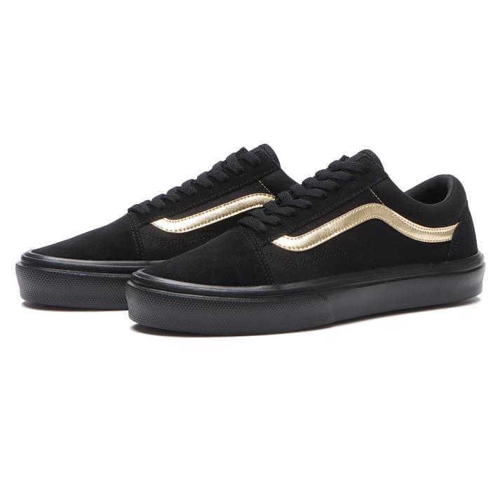 【VANS】 ヴァンズ OLD SKOOL LITE オールドスクールライト V36 LITE BLACK/BLK/GOLDのサムネイル