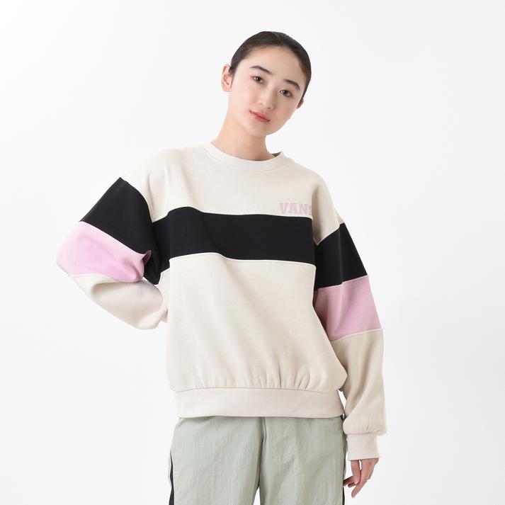 お洒落！ＶＡＮＳレディーストレーナー M ホワイト 新品未使用品 VANS（バンズ）の「トレーナー VANS VANS-GC05（スウェット）」 - WEAR