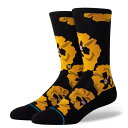 【STANCE SOCKS】 スタンス ソックス POPPYLAND CREW ソックス A545D24POP#BLK