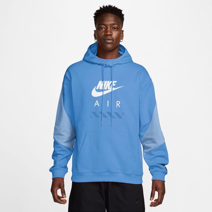 新品　2XL NIKE ビッグロゴフルジップ フィットネスパーカー　ブルー 新品 2XL NIKE ビッグロゴフルジップ フィットネスパーカー ブルー