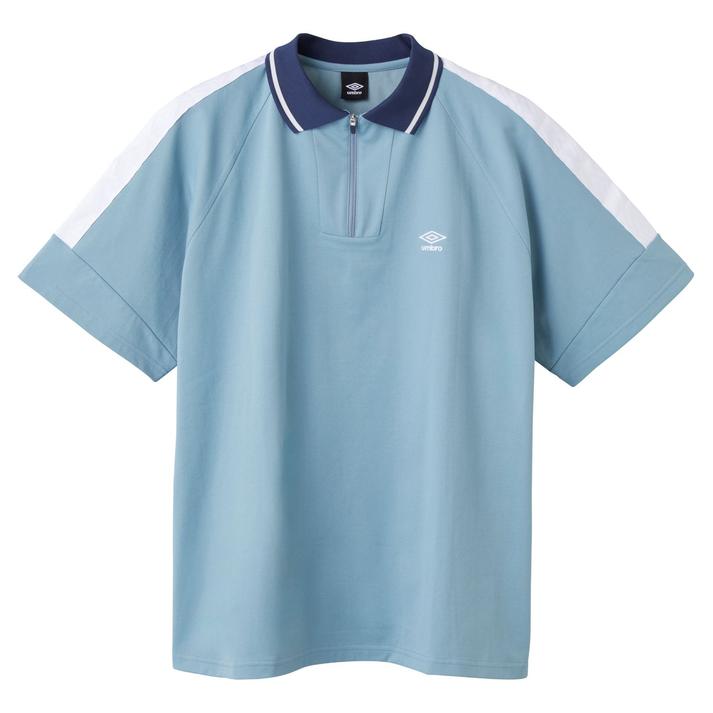 【UMBRO】 アンブロ フイールテツクエリツキワイドPS フィールテック衿付きワイドプラクティスシャツ UF5SHT56M