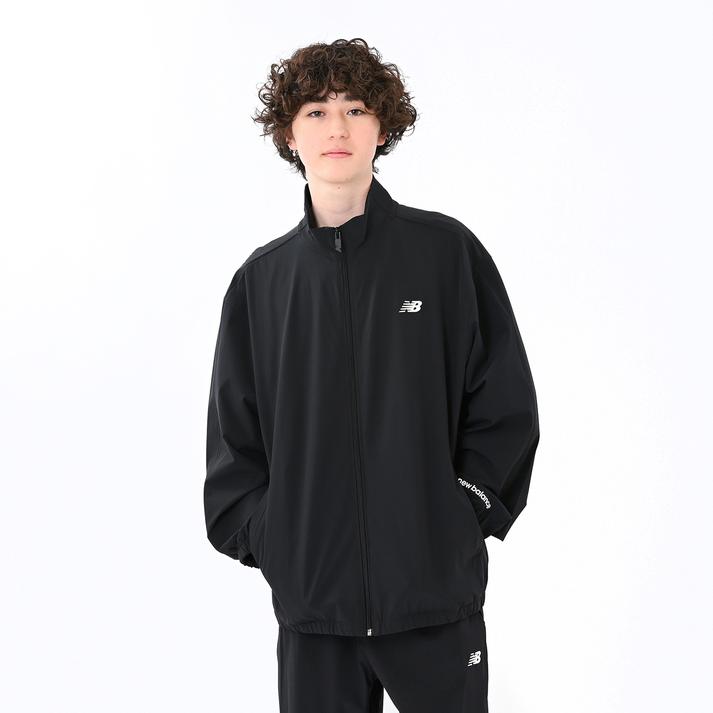 【New Balance】 ニューバランス M ウーブントラックジャケット ジャケット AMJ51504BK