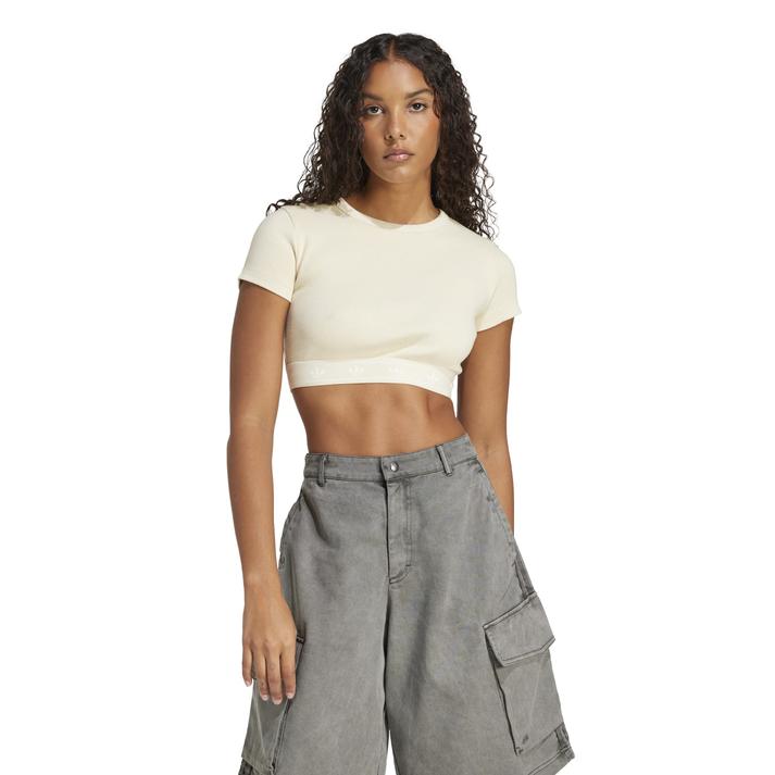 レディース 【adidas】 アディダス W RIB SS TOP(STREET) ショートスリーブ JD0040のサムネイル