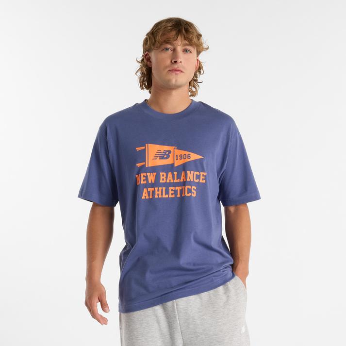 【New Balance】 ニューバランス M ペナントTシャツ ショートスリーブ MT51924DRE