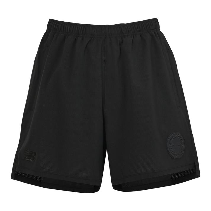 Rakuten - 【New Balance】 ニューバランス M メッシュストレッチ ウーブンショーツ ショーツ AMS55250BK