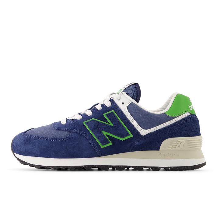 【NEW BALANCE】 ニューバランス U574QBL(D) U574 U574QBL NAVY(QBL)【ご注意】こちらの商品は弊社実店舗からも集約(入荷)するため、「靴箱の破損、色あせ、プライス貼付、剥がし跡」「靴箱内の包装用紙破れ...