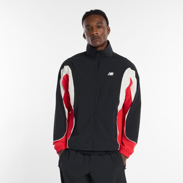 [New Balance] 뉴 밸런스 M In Game 우븐 트럭 재킷 MJ53611BK