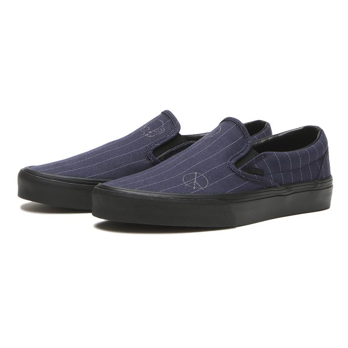 楽天市場】VANS スリッポン メンズ ネイビーの通販
