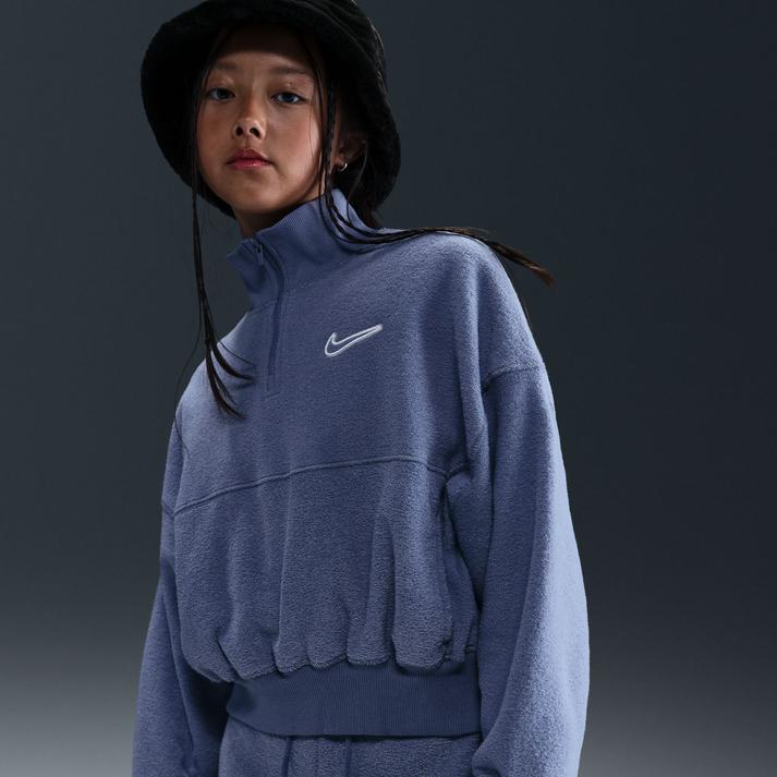 Rakuten - キッズ 【NIKE】 ナイキ K FLC LS TOP 2 COZY スウェット HV0408