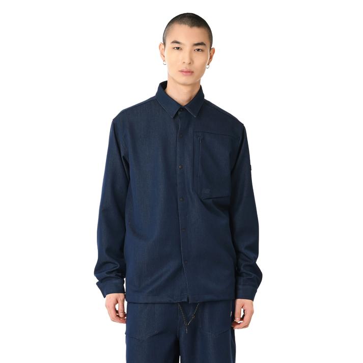 Rakuten - 【New Balance】 ニューバランス M デニムスタイルシャツJK ジャケット MJ61Y14FIN ABC-MART限定