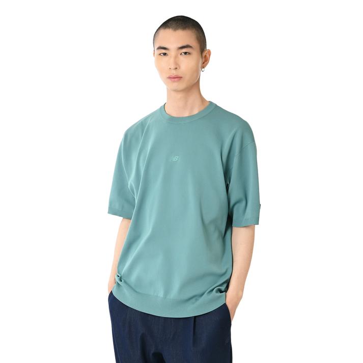 Rakuten - 【New Balance】 ニューバランス M ニットTシャツ ショートスリーブ MT61I5CGFAD ABC-MART限定
