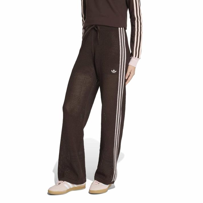 レディース 【adidas】 アディダス W KNIT CROCHET FBIRD TP ロングパンツ KE0201