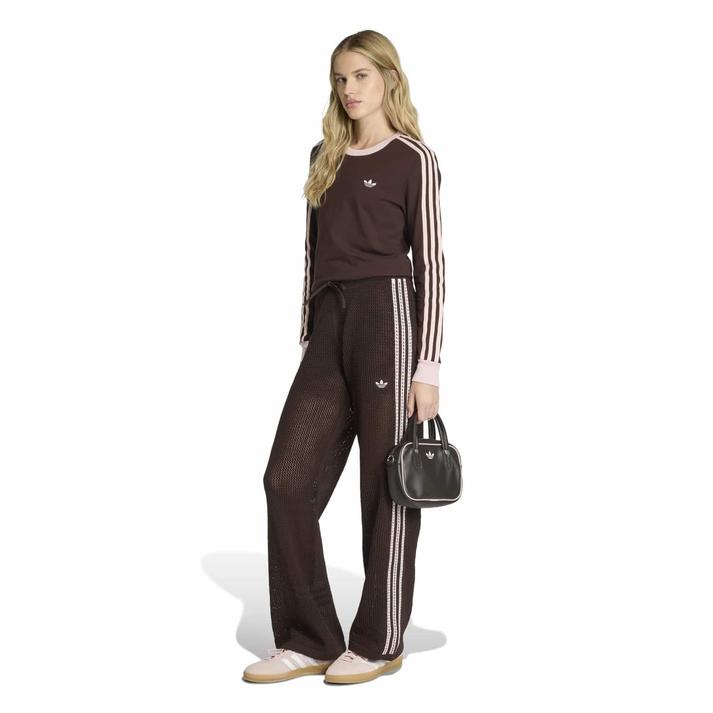 レディース 【adidas】 アディダス W KNIT CROCHET FBIRD TP ロングパンツ KE0201 3
