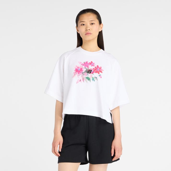 Rakuten - 【New Balance】 ニューバランス W ウォーターカラーピンクボクシーT ショートスリーブ WT61O9PRWT