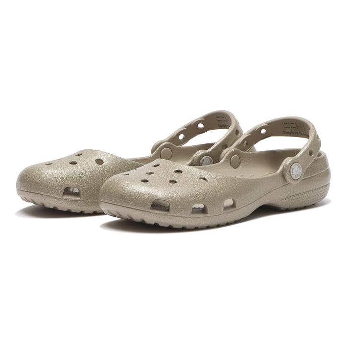 【crocs】 クロックス CLS SHINE GLITTER BALLET クラシック シャイン グリッター ...