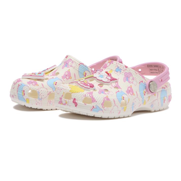 乐天商城 - キッズ 【crocs】 クロックス 18-21 HKF PASTEL CLS CG K キッズ HKF パステル クラシック クロッグ 212685-90H