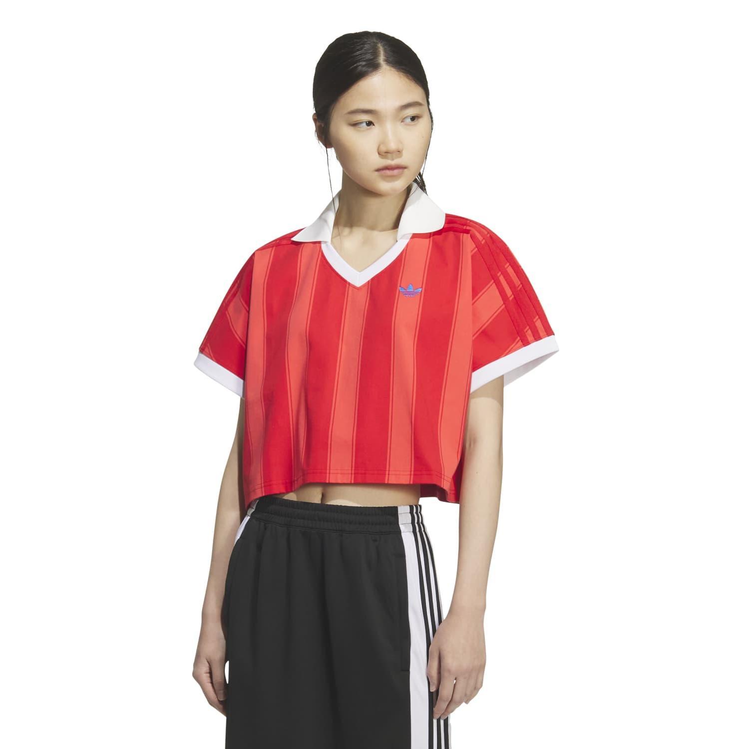 楽天市場】adidas ジャージ（カラーレッド）（レディースファッション