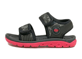 キッズ 【HAWKINS】 ホーキンス ストラップ サンダル SP SANDAL(14-22) HK22022 SM14 BLACK/RED