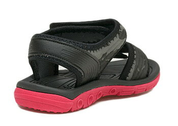 キッズ 【HAWKINS】 ホーキンス ストラップ サンダル SP SANDAL(14-22) HK22022 SM14 BLACK/RED