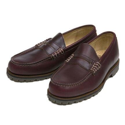 Rugged Beef Loafer D210004: Burgundy Rugged Beef Loafer D210004: Burgundy