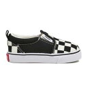 ベビー 【VANS】 SLIP ON (12-14) ヴァンズ スリッポン V98BABY BLK/WHT CHK 3