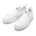 【ADIDAS】 アディダス SUPERSTAR SLIP ON W スーパースター スリップオン W S81338 FTWWHT/FTWWHT/CBLACK