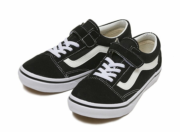 キッズ 【VANS】 ヴァンズ OLD SKOOL オールドスクール V36CJ BLACK