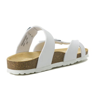 レディース 【HAWKINS】 ホーキンス コルクサンダル FORMENTERA 2 フォルメンテラ2 HS40045W SL/WHITE