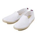 レディース 【HAWKINS】 ホーキンス ジュートスリッポン FUDGE HW20058 WHITE LACE