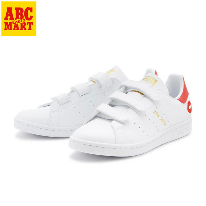 【ADIDAS】 アディダス STAN SMITH CF W スタンスミスCF W S42845 ABC限定*FWHT/FWHT/REDのサムネイル