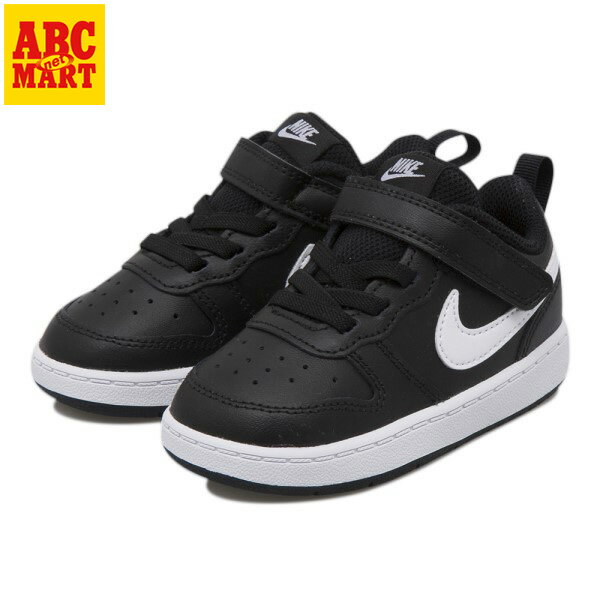 ベビー NIKE ナイキ スニーカー COURT BOROUGH LOW 2 (TDV) 12-16 コート バーロウ LOW 2 TDV BQ5453-002 ABC-MART限定　*002BLACK/WHITE