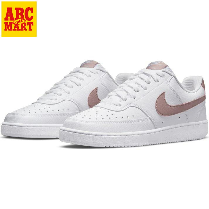 スニーカー（学生向き） レディース【NIKE】 ナイキ W COURT VISION LO NN コート　ビジョン　LO　NN WDH3158 102WHITE/PINKOX