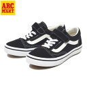 キッズ 【VANS】 ヴァンズ OLD SKOOL オールドスクール V36CJ BLACK