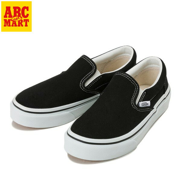 ジュニア 【VANS】 ヴァンズ SLIP ON スリッポン V98CK BLACK