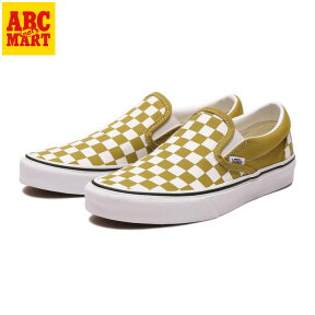 【VANS】CLASSIC SLIP-ON ヴァンズ クラシックスリッポン VN0A4U381GI (CHK)OLIVE OIL