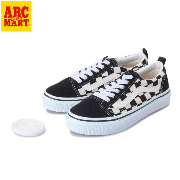 キッズ 【VANS】 OLD SKOOL ヴァンズ オールドスクール V36 CK BLK/WHT CHK